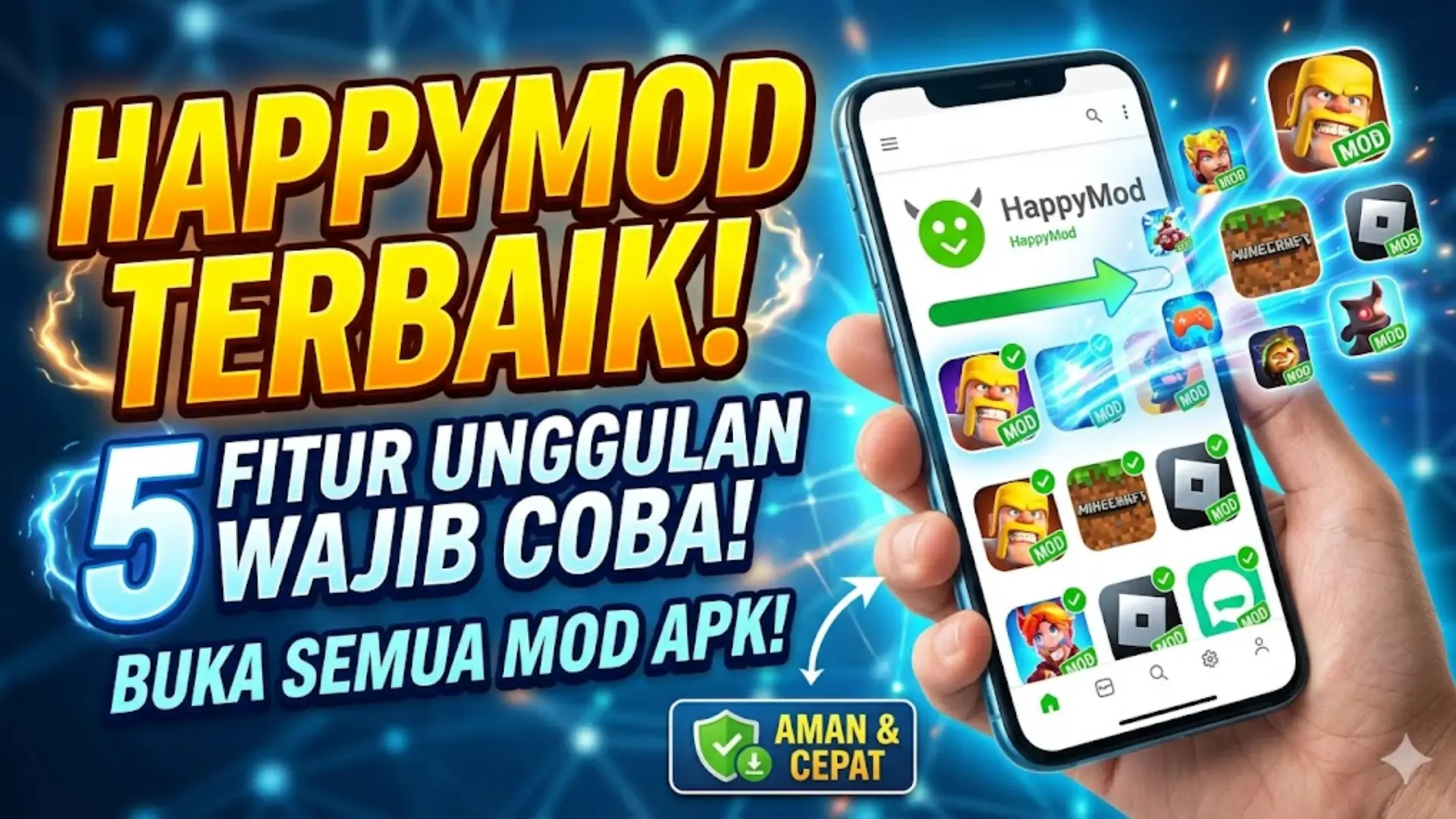 HappyMod Terbaik 5 Fitur Utama yang Paling Dicari Pengguna